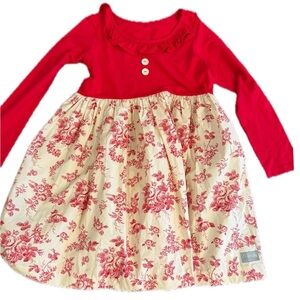 Eleanor rose 10-12 beautiful red white dress